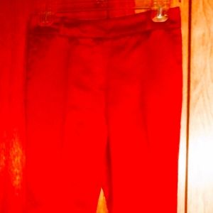Red Satin Pants